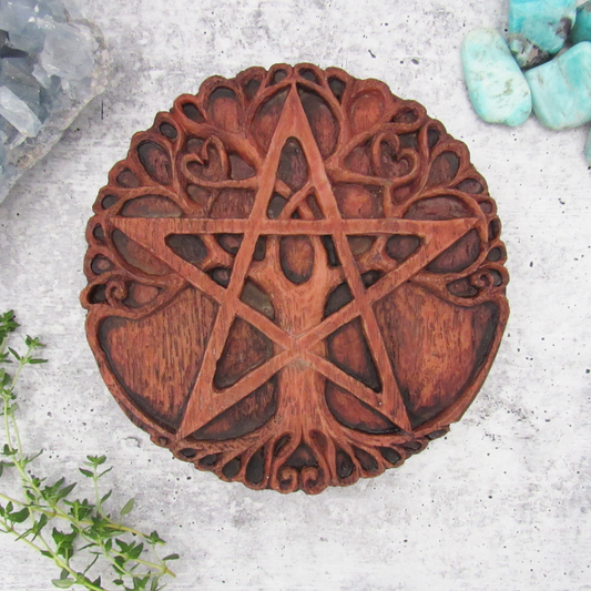 Dryad Design Tree Pentacle Plaque