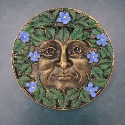 Green Man Seasonal Plaque (Spring)