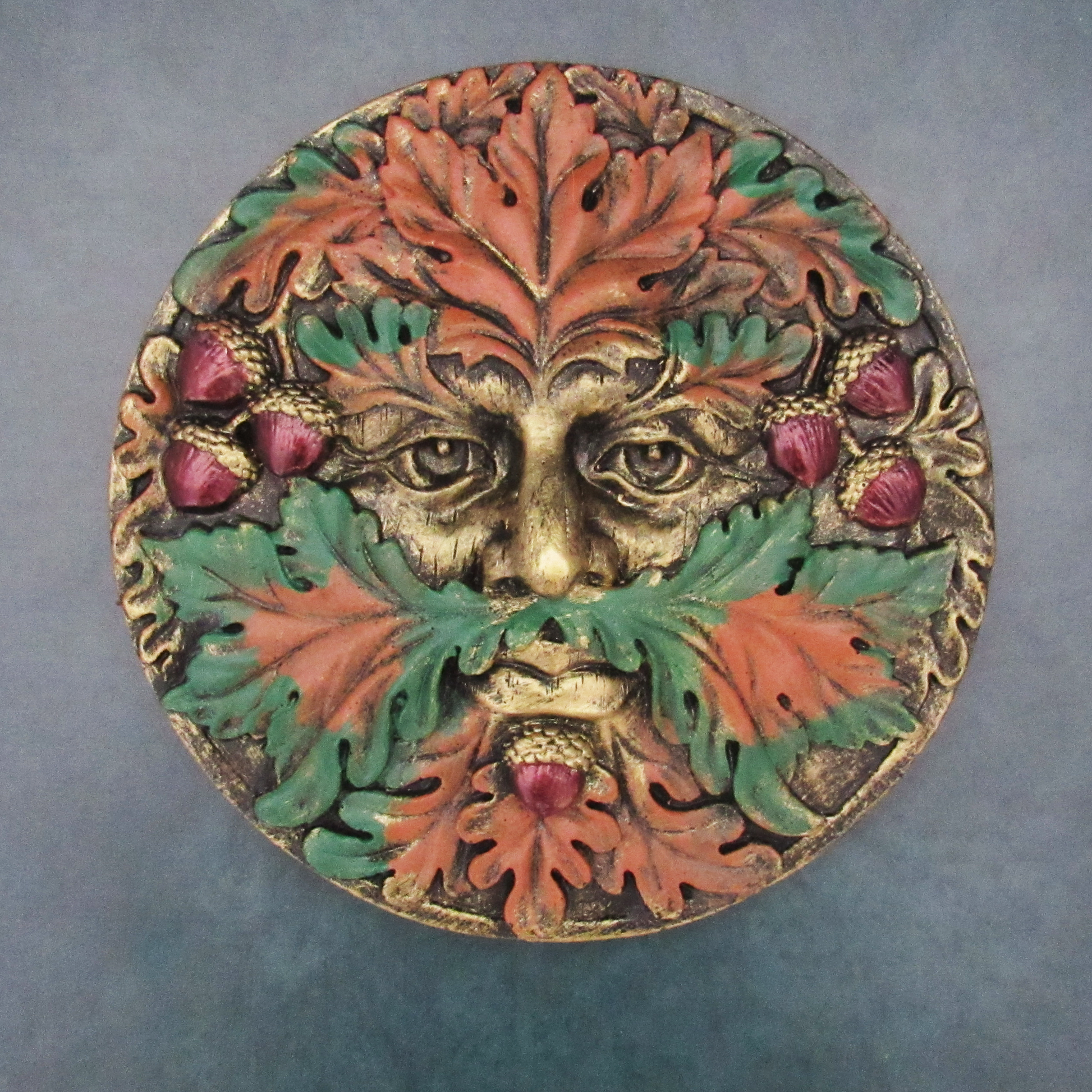 Green Man Seasonal Plaque (Fall)