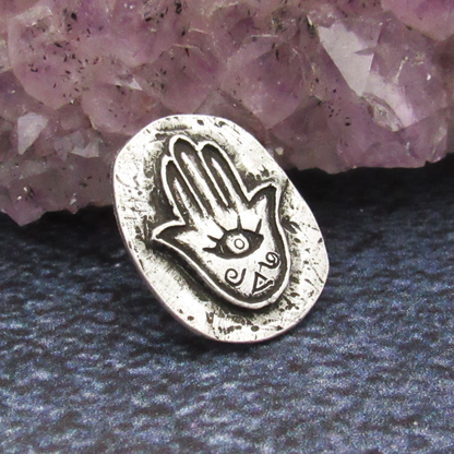 Hamsa Hand Pocket Stone