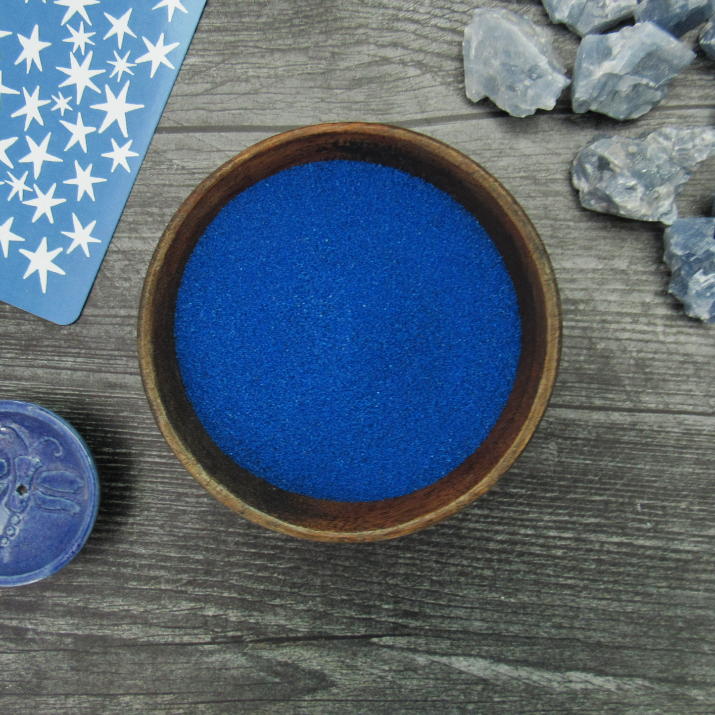 Sand for Incense Burners (8 oz) - Blue