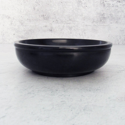 Black Stone Scrying Bowl (6 Inches)