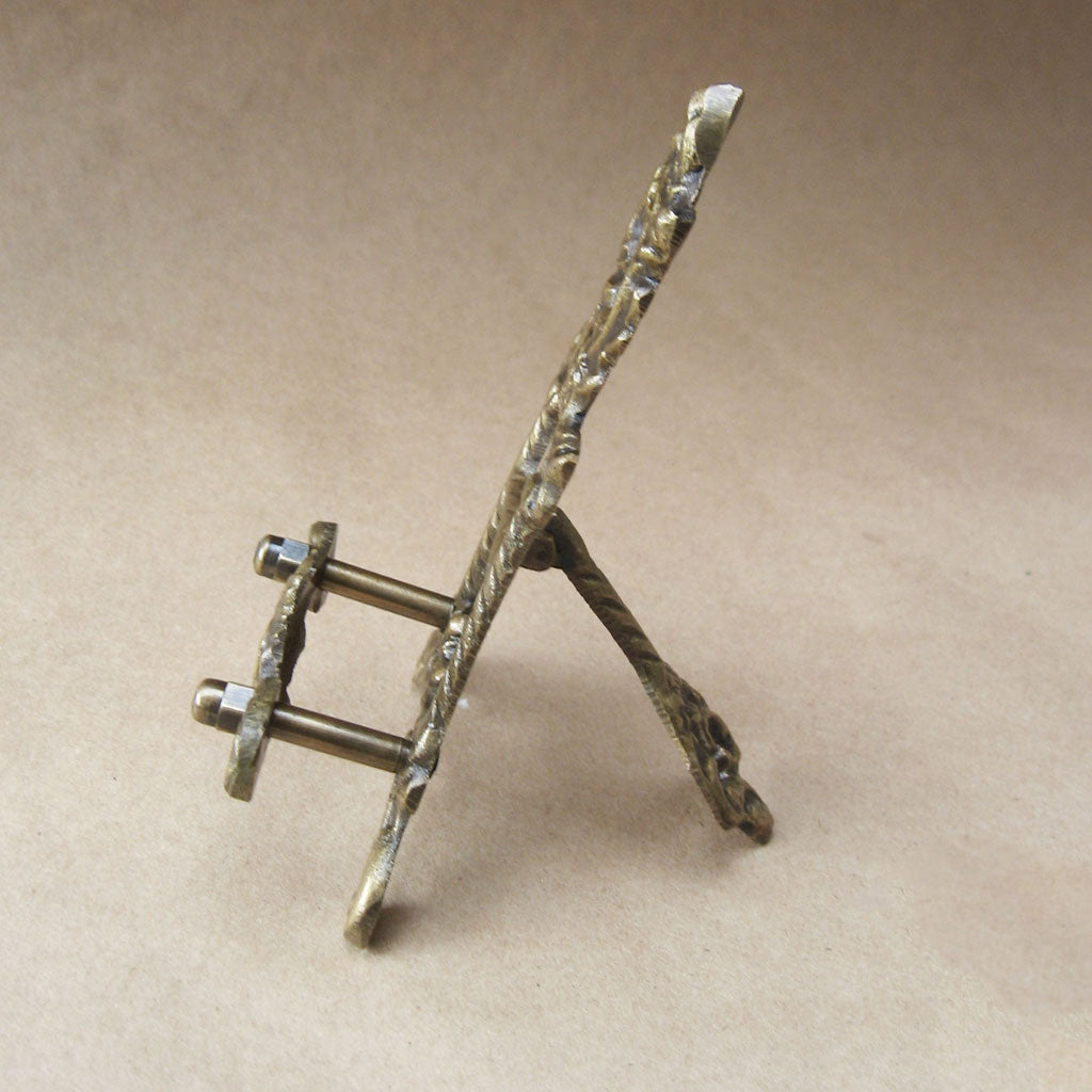 Brass Scrying Mirror Stand