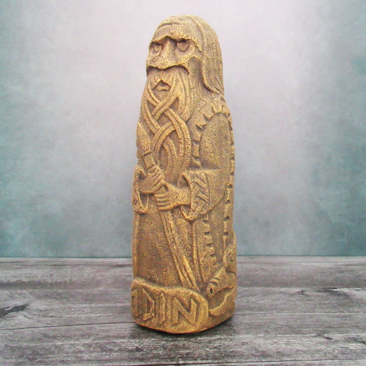 Odin Stone Statue