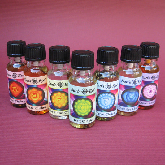 Sun's Eye Chakra Oils (Set of 7)
