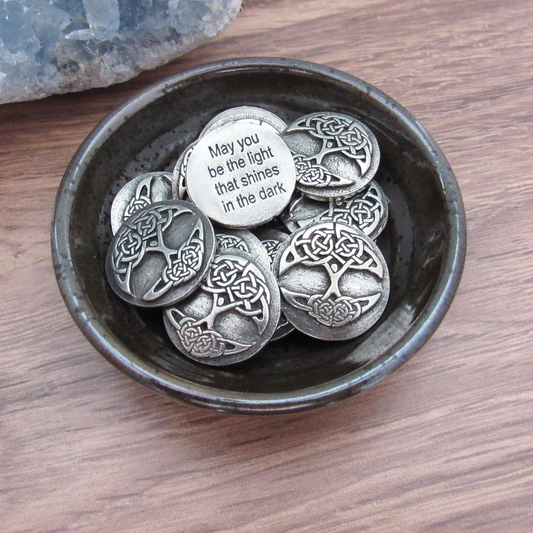 Tree of Life Blessings Pewter Charm