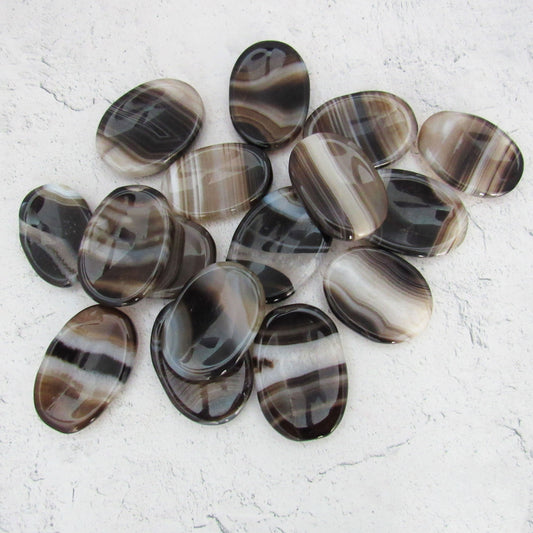 Banded Agate Worry Stone