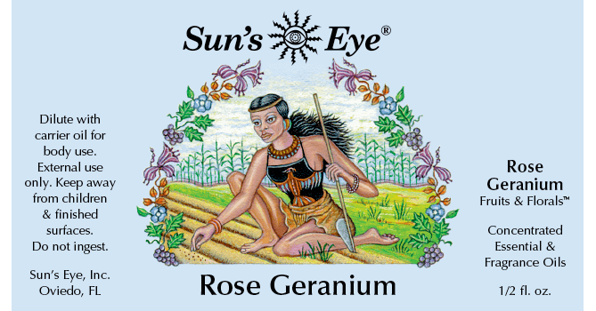 Sun's Eye Rose Geranium Oil