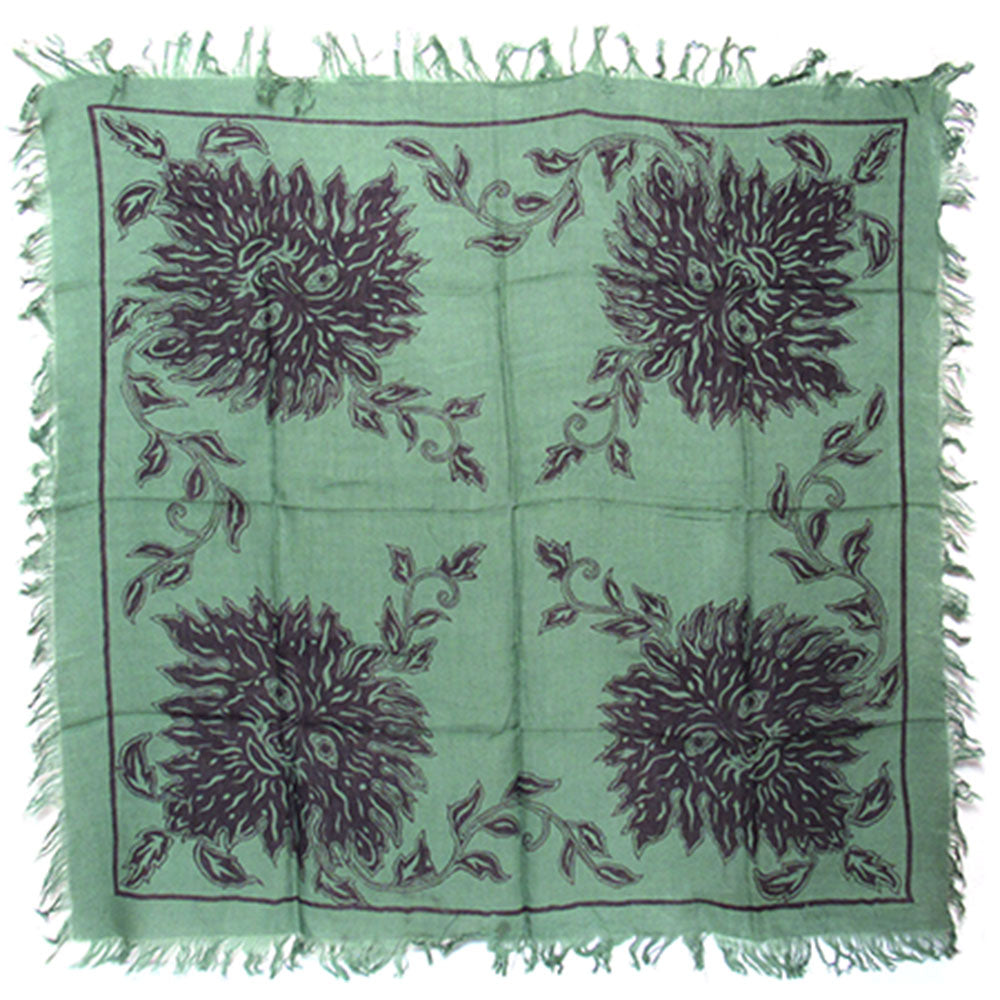 Four Quarters Green Man Altar Cloth (36 Inches)