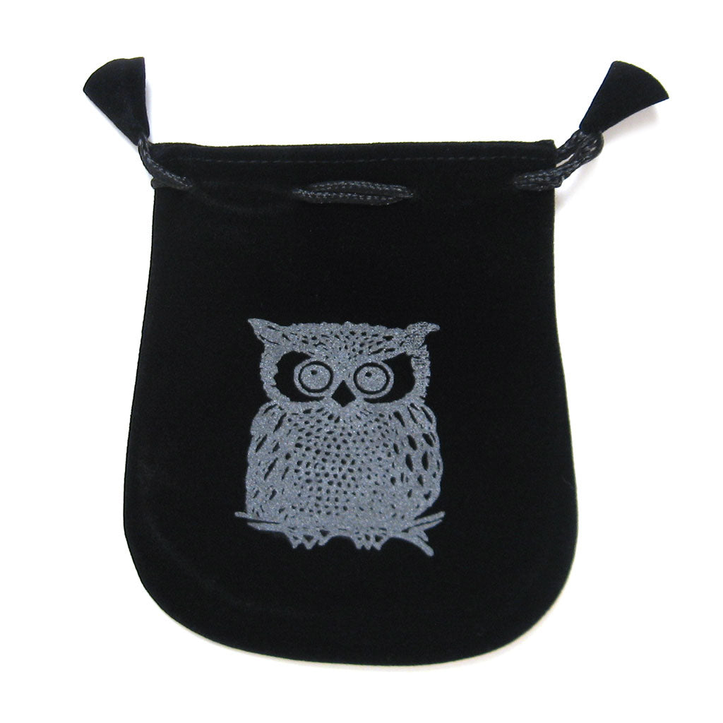 Owl Velveteen Bag