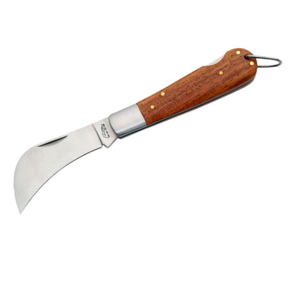 Folding Boline with Wood Handle