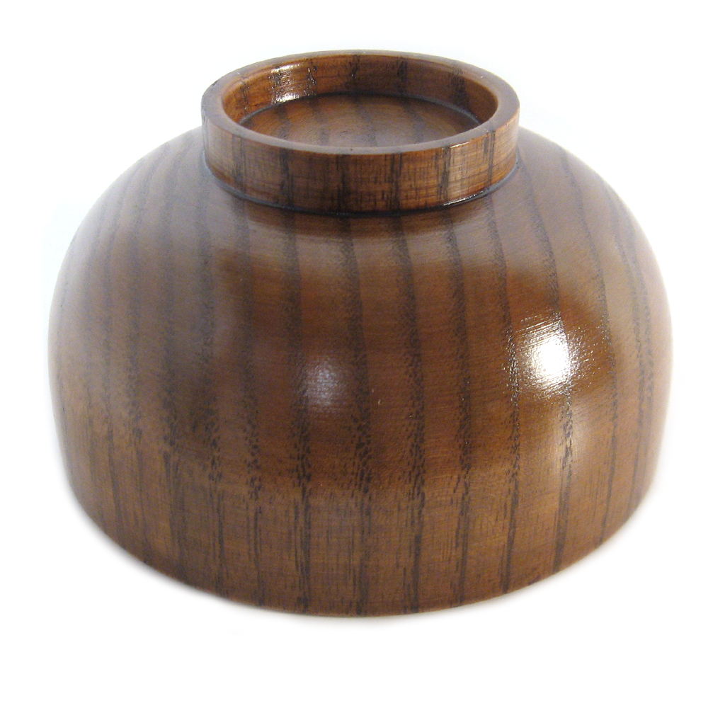 Natural Finish Wood Bowl