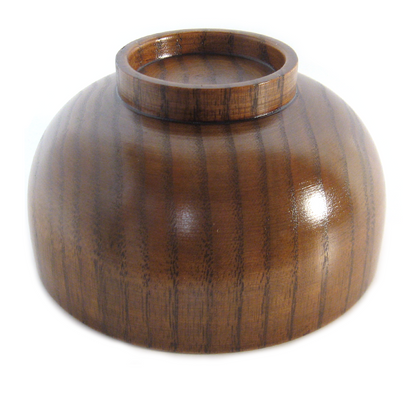 Natural Finish Wood Bowl