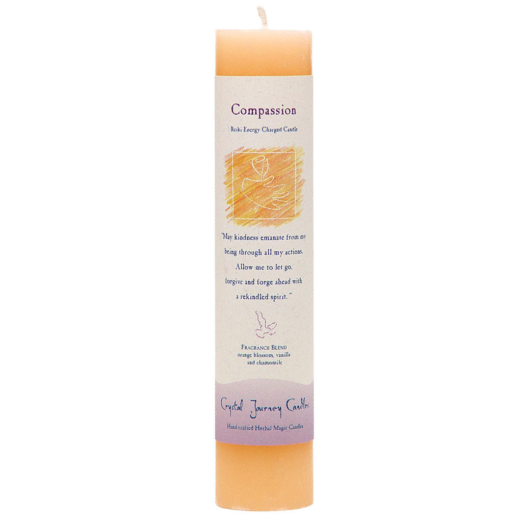 Crystal Journey Herbal Magic Candle - Compassion