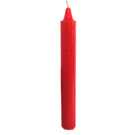 6-Inch Basic Candle (Red)