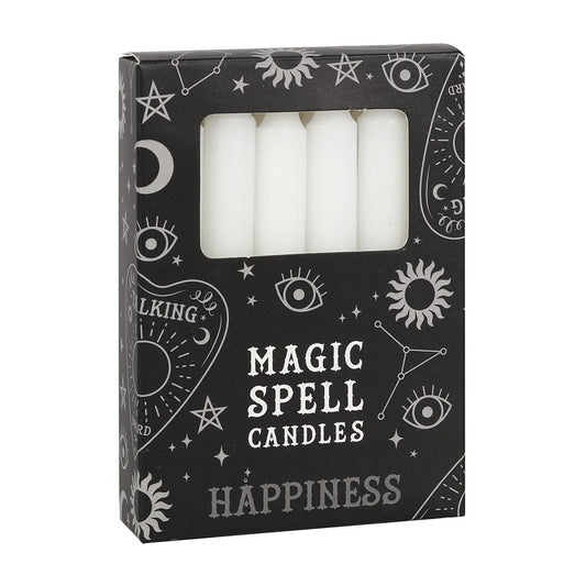 Mini Magic Spell Candles - White (Happiness)