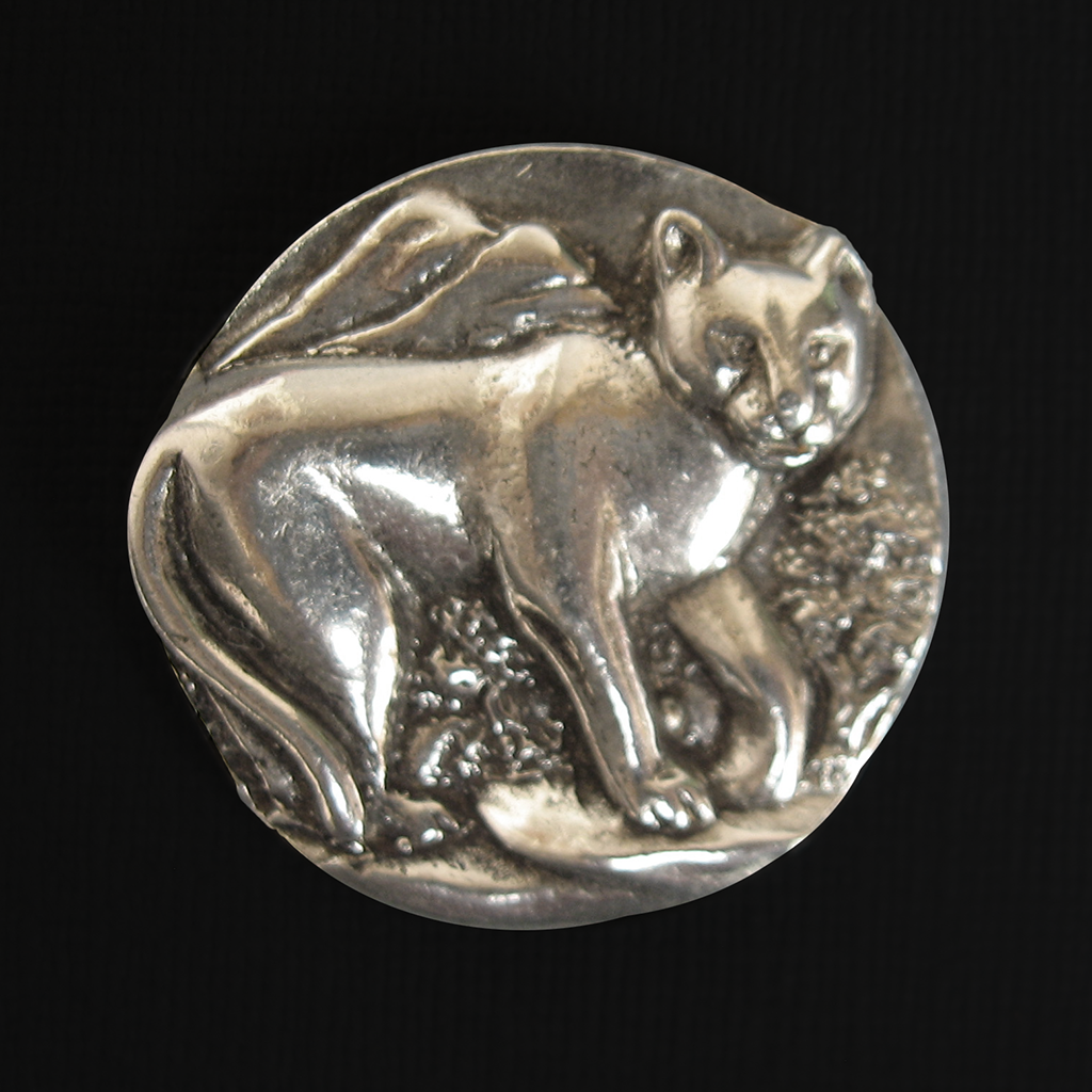 Animal-Speak Pewter Animal Charm (Single) Cougar