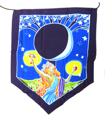 Triple Goddess Prayer Flags (Set of 3)