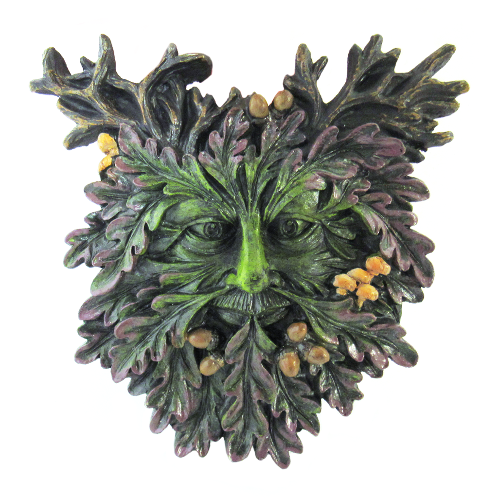 Oak Leaf Green Man Plaque