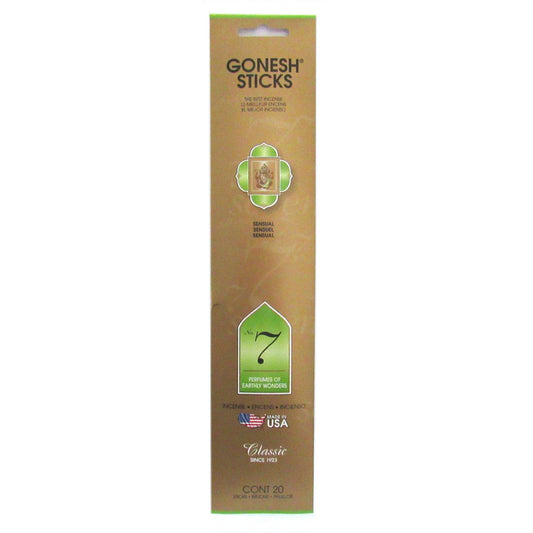 Gonesh Classic Incense Sticks (Package of 20) - #7 Earthly Wonders