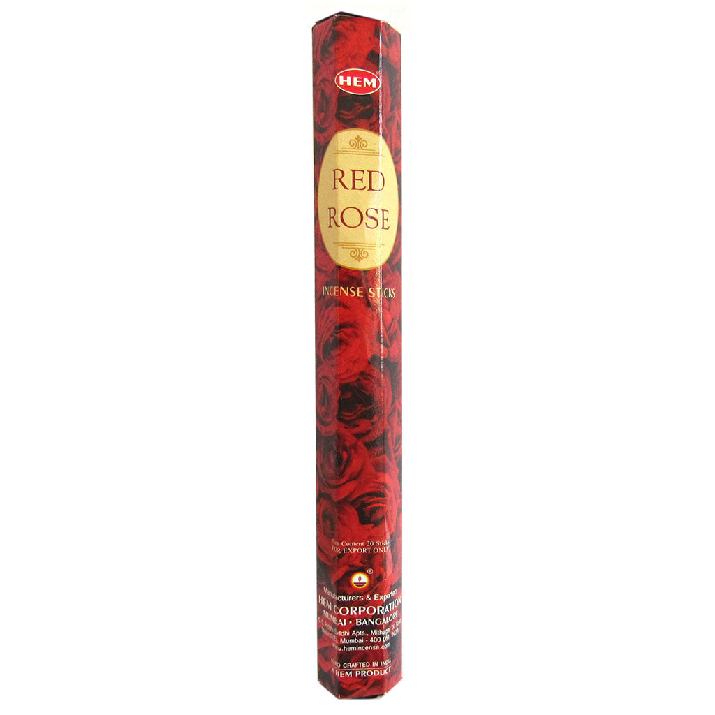 HEM Incense Sticks - Red Rose (20 Sticks)