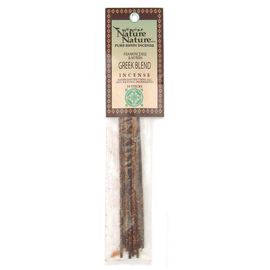 Nature Nature Incense Sticks - Frankincense and Myrrh (Greek Blend)