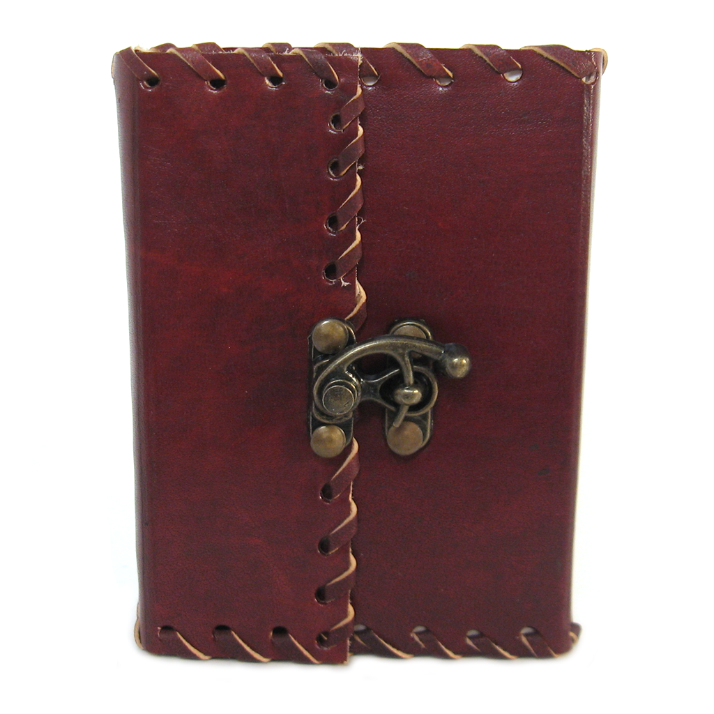 Small Leather Journal with Latch (5 Inches)