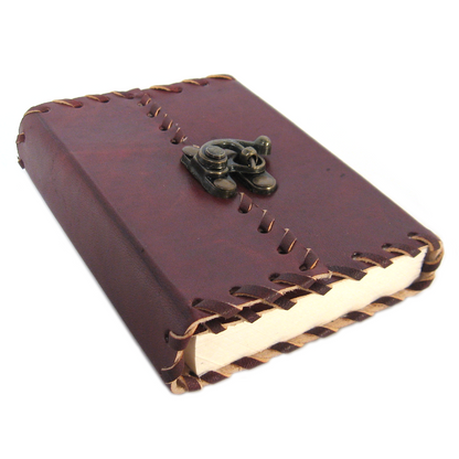 Small Leather Journal with Latch (5 Inches)