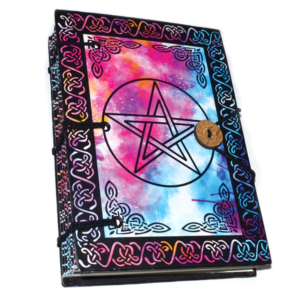 Pentagram Tie-Dye Hardcover Journal