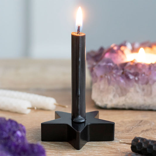 Black Star Mini Candle Holder