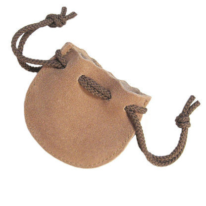 Suede Drawstring Pouch