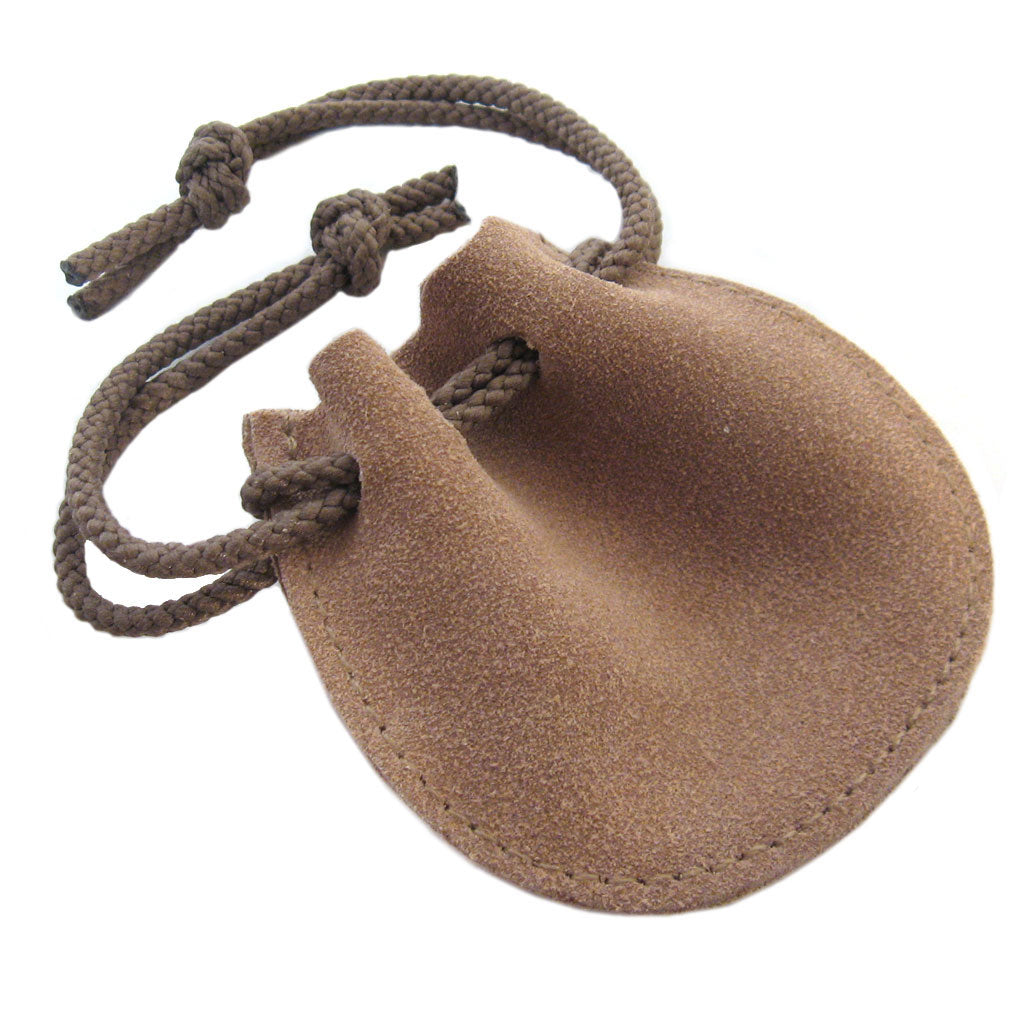 Suede Drawstring Pouch