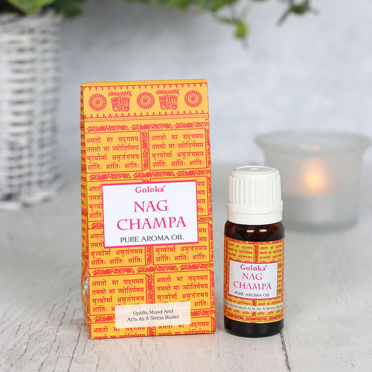 Nag Champa Aroma Oil by Goloka