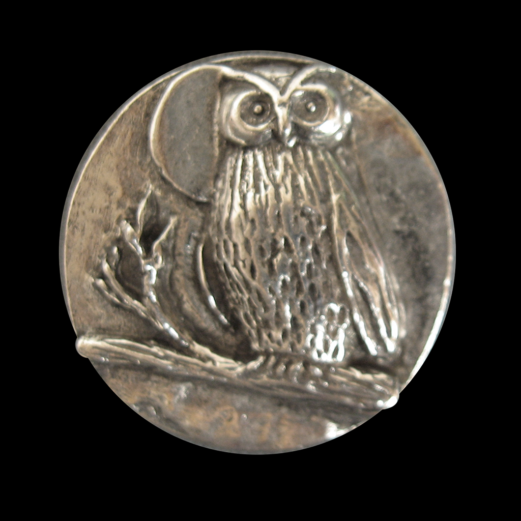 Animal-Speak Pewter Animal Charm (Single) Owl