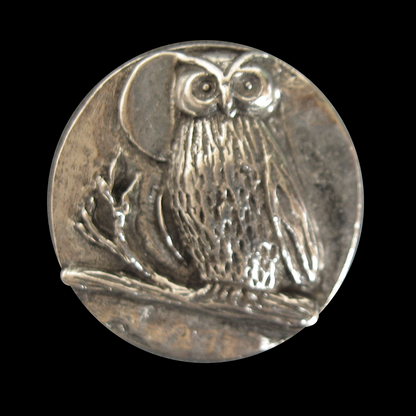 Animal-Speak Pewter Animal Charm (Single) Owl