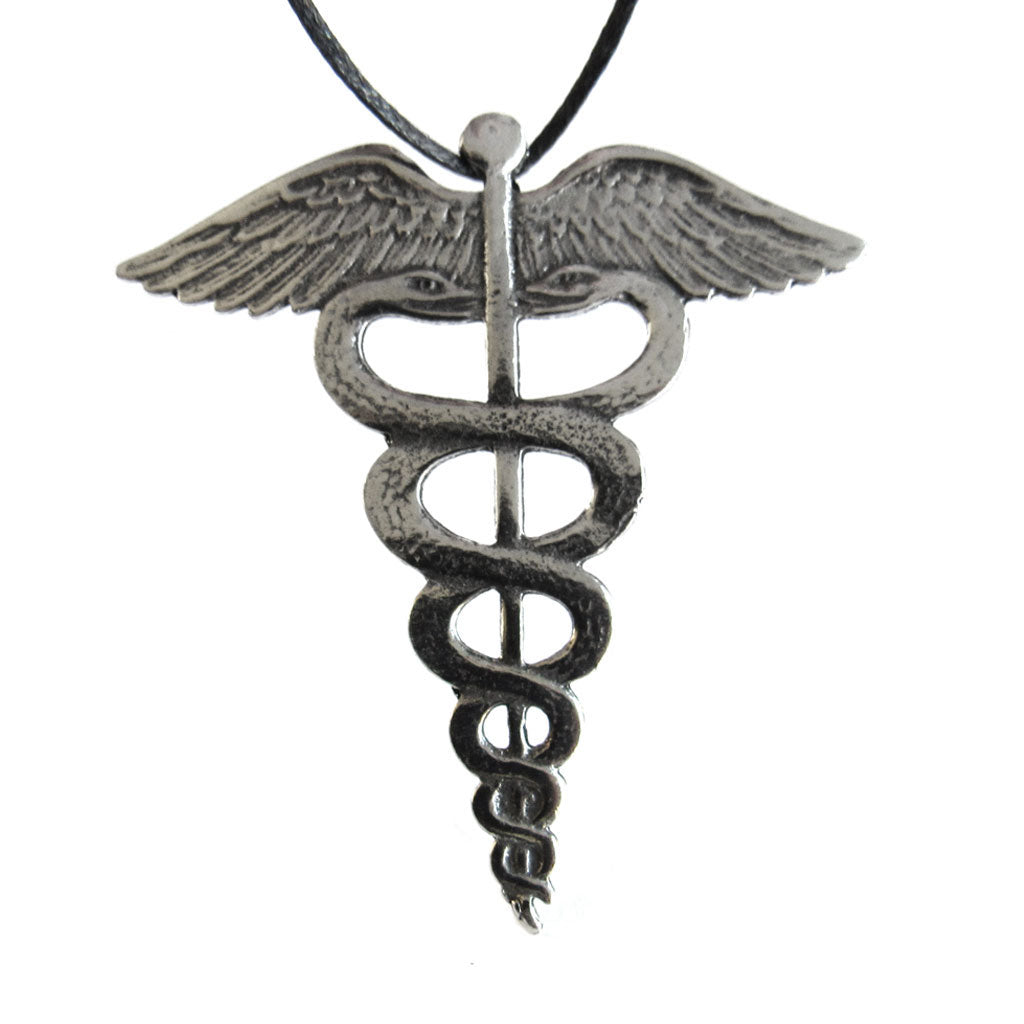 Large Caduceus Pendant