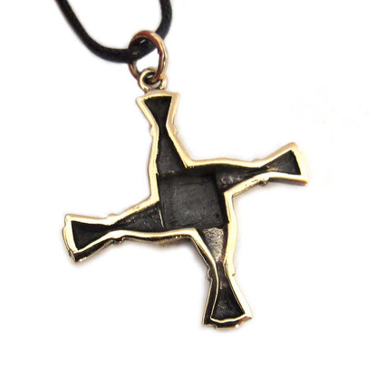 Brigid's Cross Pendant (Bronze)