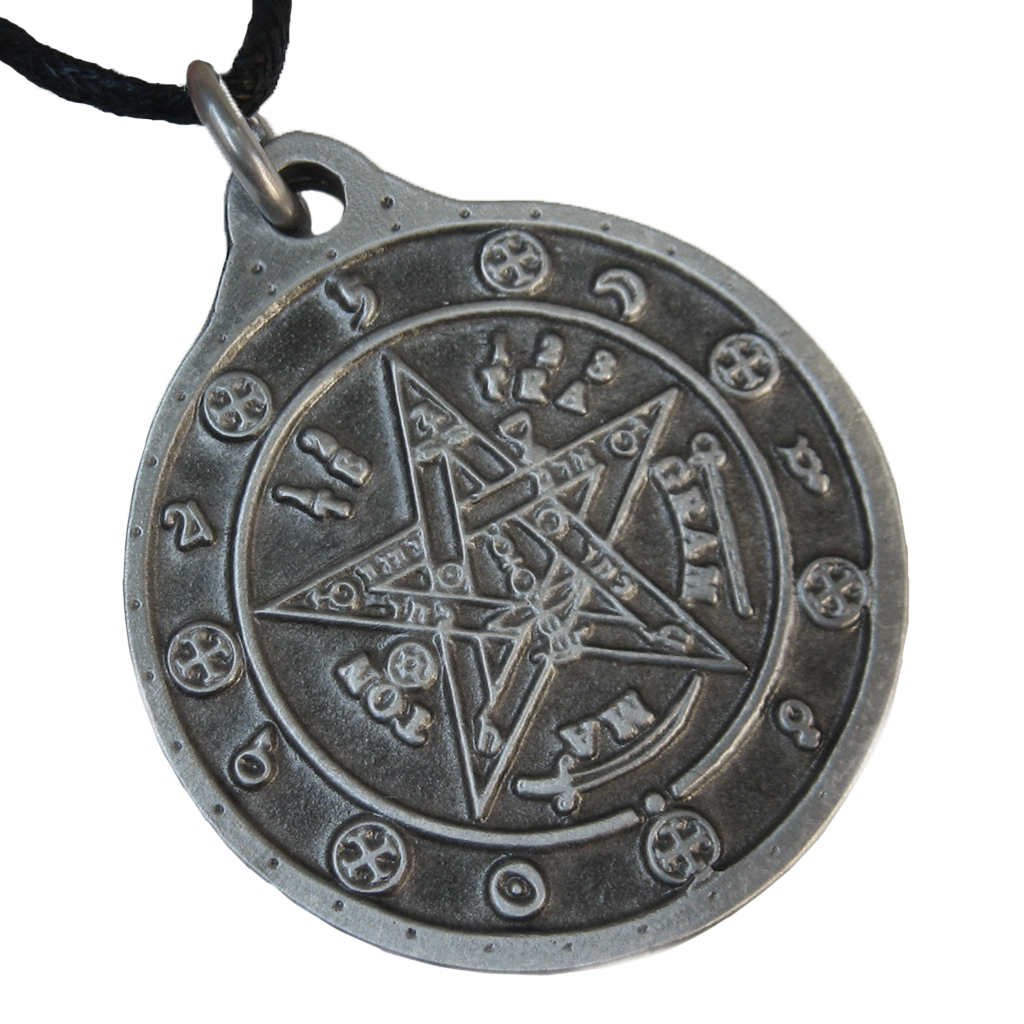 Tetragrammaton Pentagram Talisman (Pewter)