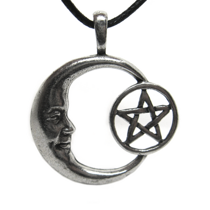 Crescent Pentacle Amulet