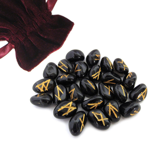 Black Onyx Rune Set