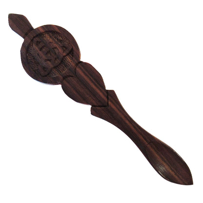 Triquetra Carved Wood Spoon