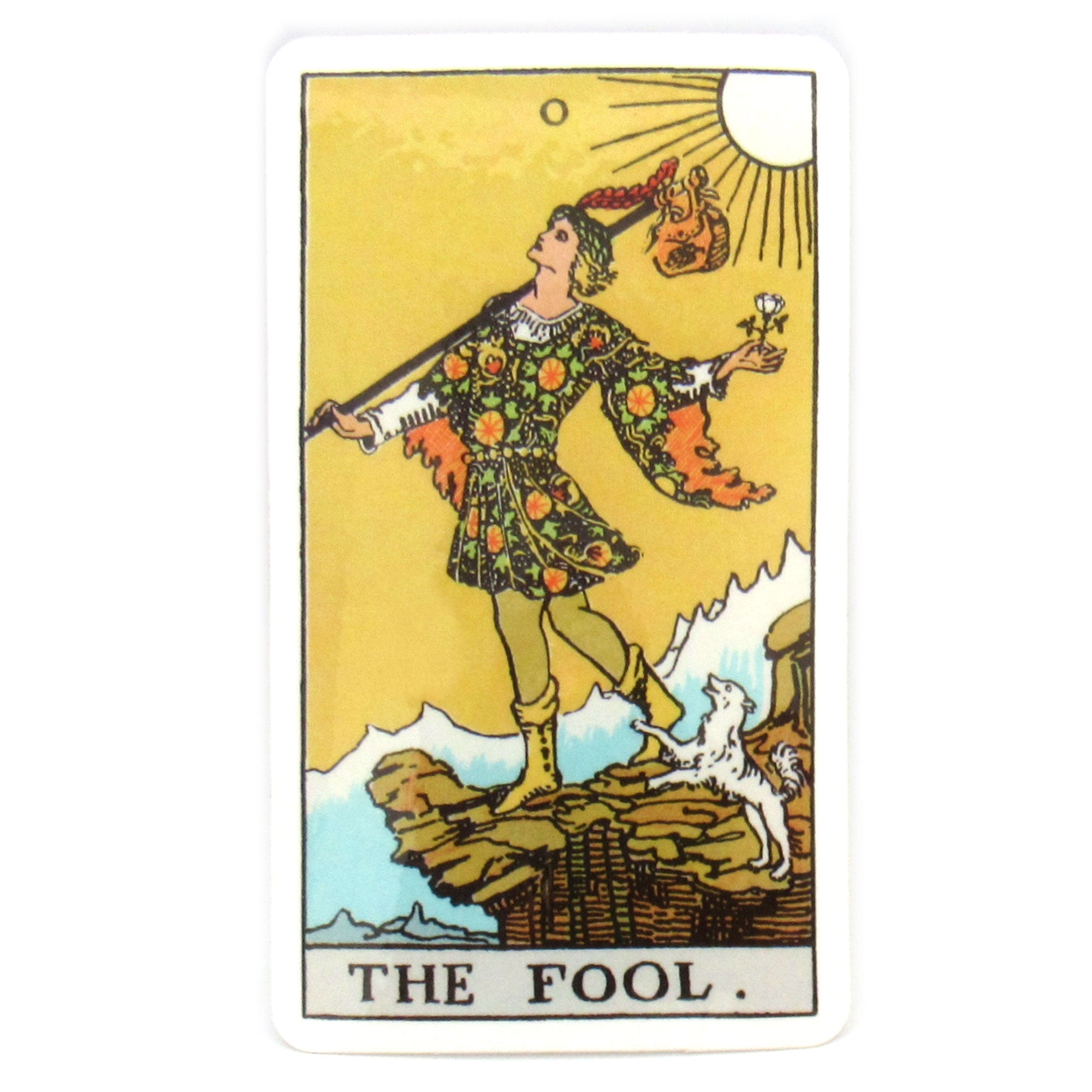 The Fool Tarot Sticker – Grove and Grotto