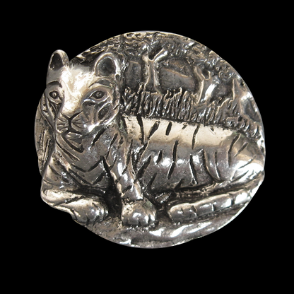 Animal-Speak Pewter Animal Charm (Single) Tiger